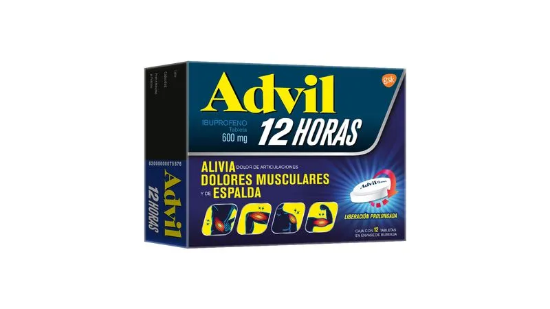 ADVIL 12 HORAS 600MG