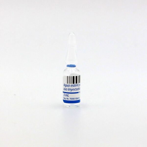 AGUA INYECTABLE 3ML