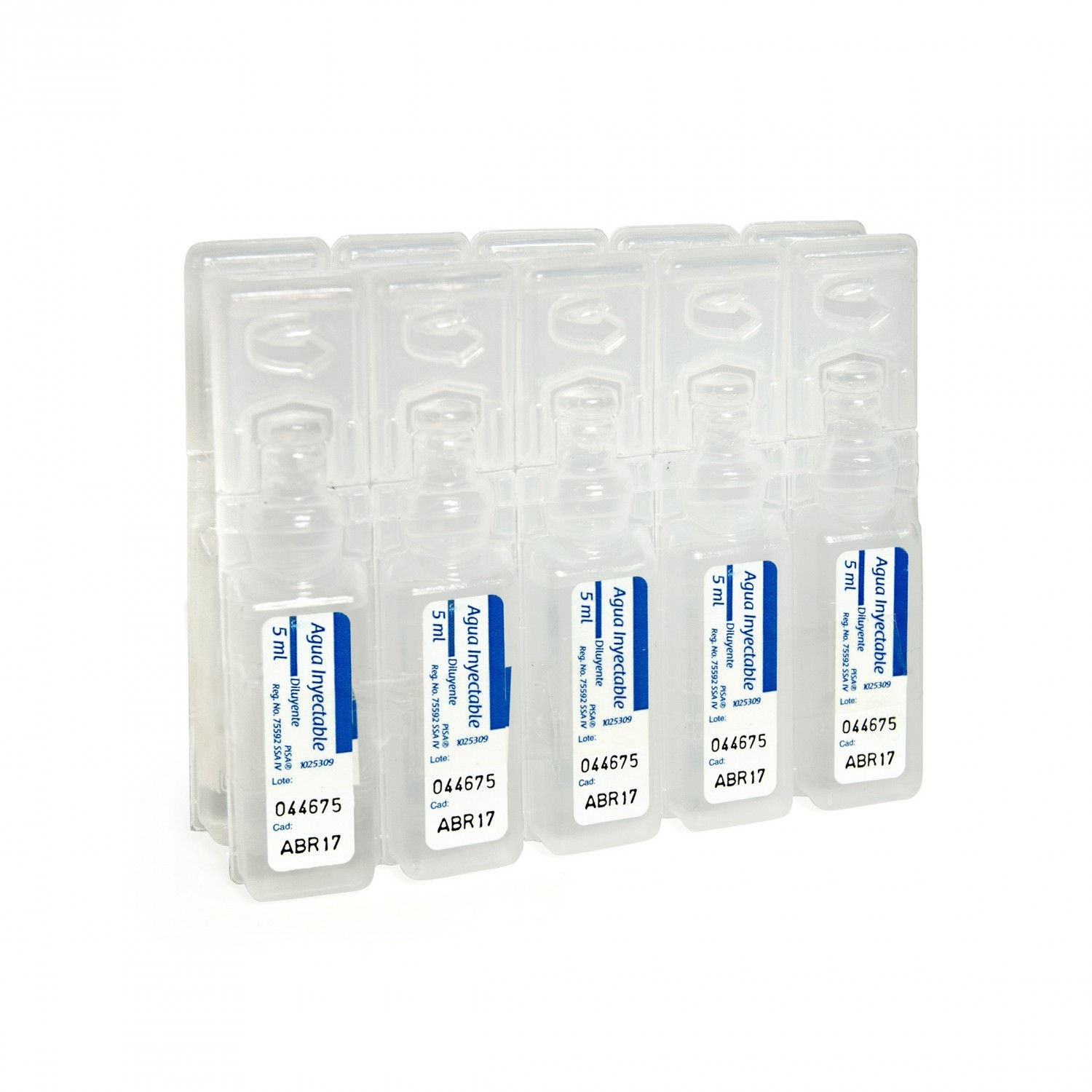 AGUA INYECTABLE 5ML